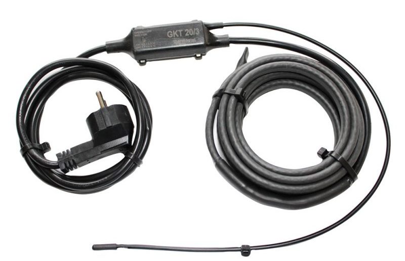Heating cable with thermostat GKT 20/3