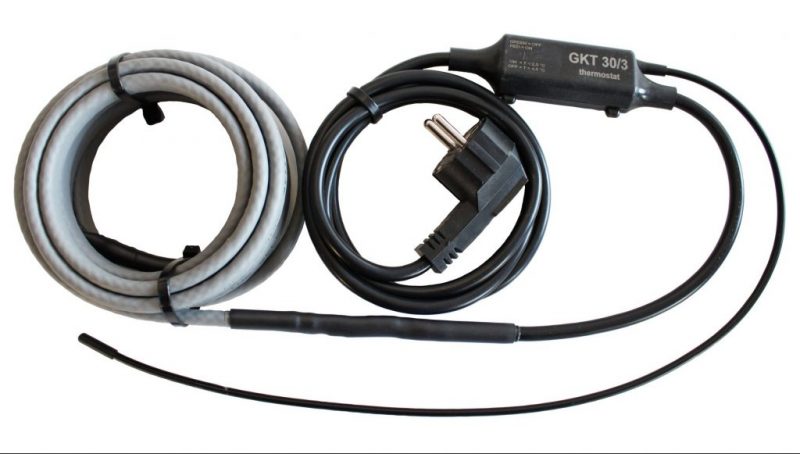 Heating cable with thermostat GKT 30/3